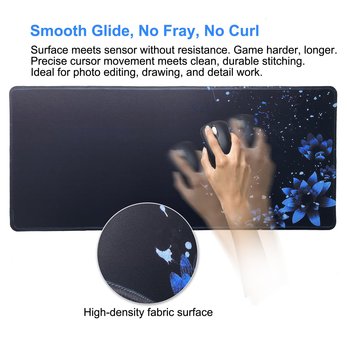 Large Mouse Mat 70x30cm - Variety in colours