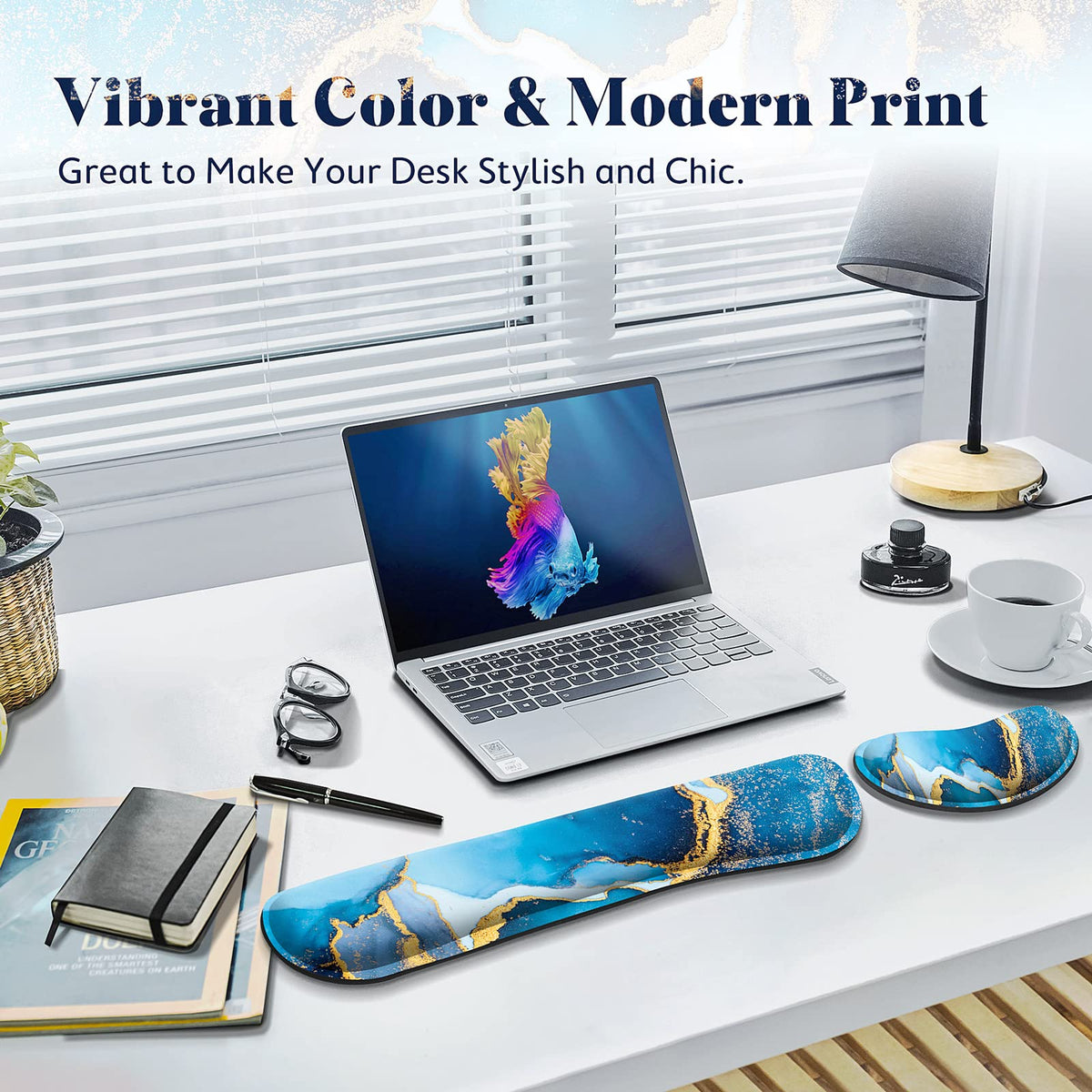 Gimars Memory Foam Wrist Rest for Computer Keyboard, Wrist Support for Office Gaming