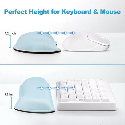 Gimars Memory Foam Wrist Rest for Computer Keyboard, Wrist Support for Office Gaming