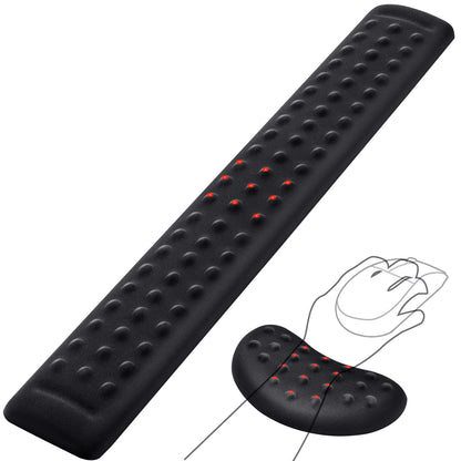 Gimars Memory Foam Wrist Rest for Computer Keyboard, Wrist Support for Office Gaming