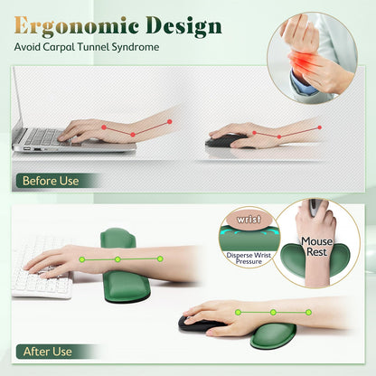 Gimars Memory Foam Wrist Rest for Computer Keyboard, Wrist Support for Office Gaming