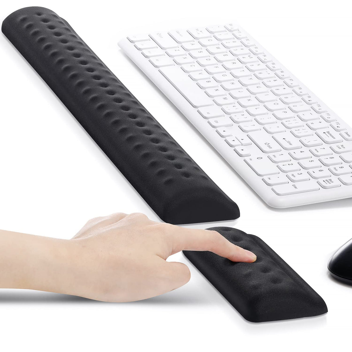 Gimars Memory Foam Wrist Rest for Computer Keyboard, Wrist Support for Office Gaming