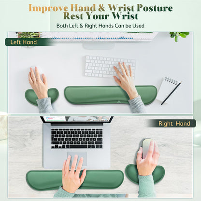 Gimars Memory Foam Wrist Rest for Computer Keyboard, Wrist Support for Office Gaming