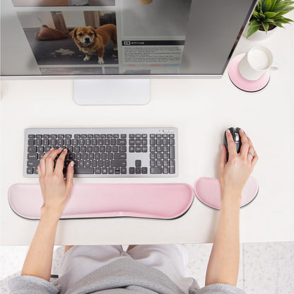 Gimars Memory Foam Wrist Rest for Computer Keyboard, Wrist Support for Office Gaming