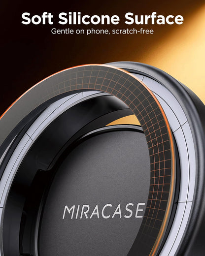 Miracase for MagSafe Car Mount [3600gf Strong Magnet & 89+LBS Suction Base]