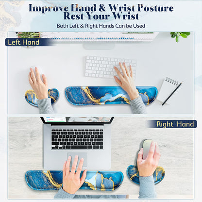Gimars Memory Foam Wrist Rest for Computer Keyboard, Wrist Support for Office Gaming