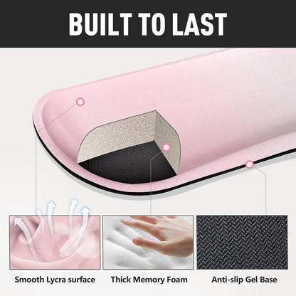 Gimars Memory Foam Wrist Rest for Computer Keyboard, Wrist Support for Office Gaming