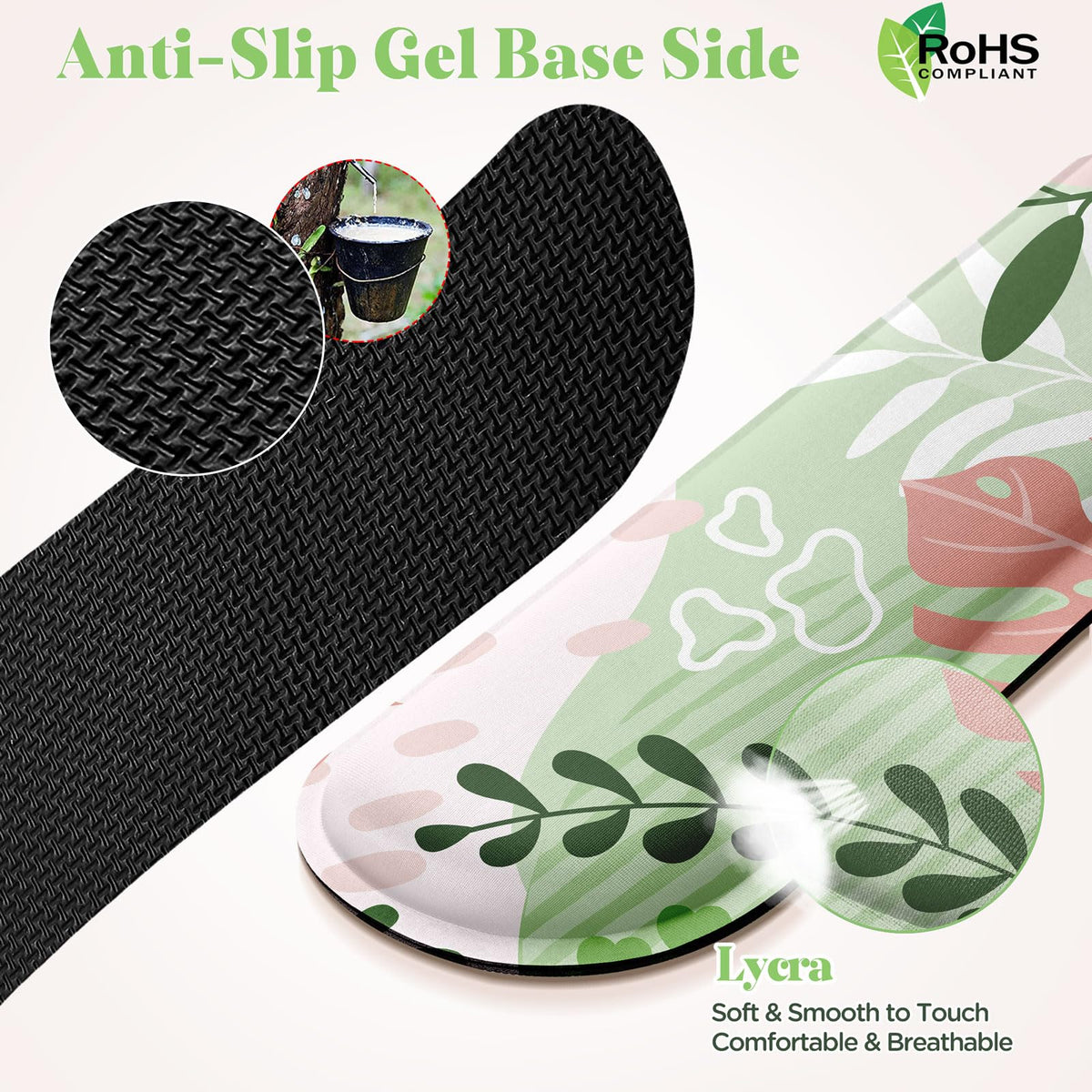 Gimars Memory Foam Wrist Rest for Computer Keyboard, Wrist Support for Office Gaming